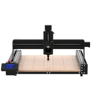 SICAMG 450 Kit Fresas CNC Woodworking Router with Handheld Diamond Spiral Router Bit Set and 4th Axis Unit Worktable Size (mm) 460x460x80mm