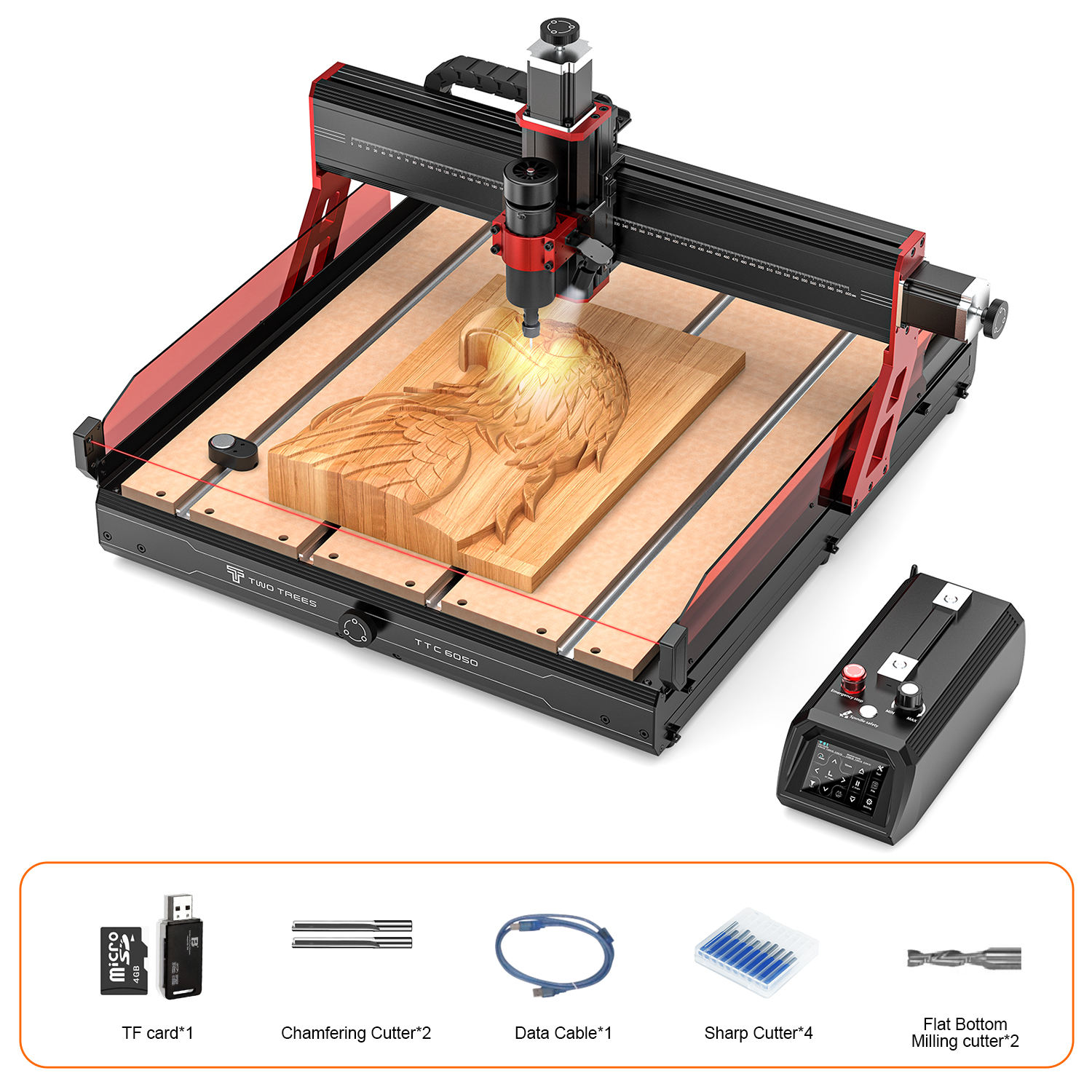 TTC6050 Desktop CNC Wood Engraving Machine Product Specifications - Image 7